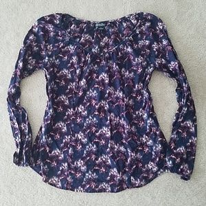 Lucky Brand Boho Long Sleeve Top Size Medium